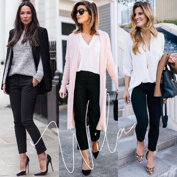 WILA Pants - TALIA🖤 tailored black pants trousers office work